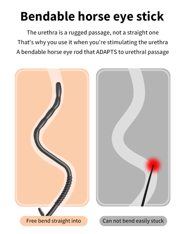 Silicone Urethral Exploration Plug with Syringe-WeLovePlugs