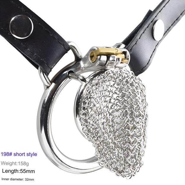 Chain Mail Plating Chastity Cage -WeLovePlugs