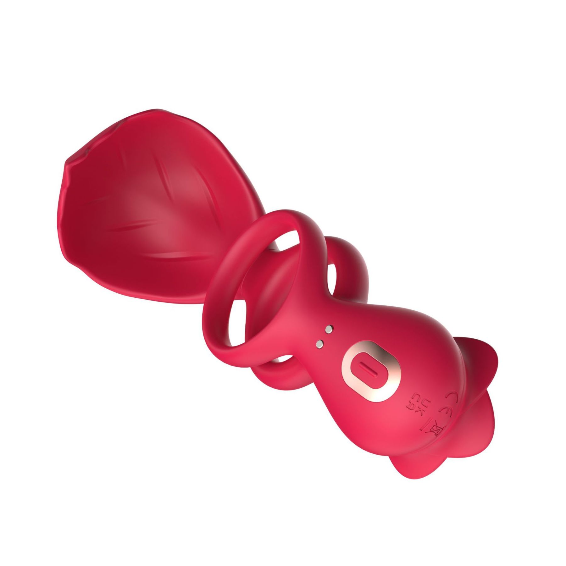 10-mode Vibrating Clit Licking Cock Ring With Balls Massager-WeLovePlugs