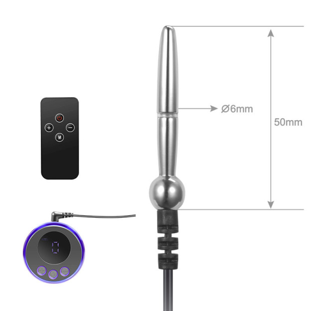 Stainless Steel Electric E-stim Stretcher Urethra Sound Rod - S - image 2