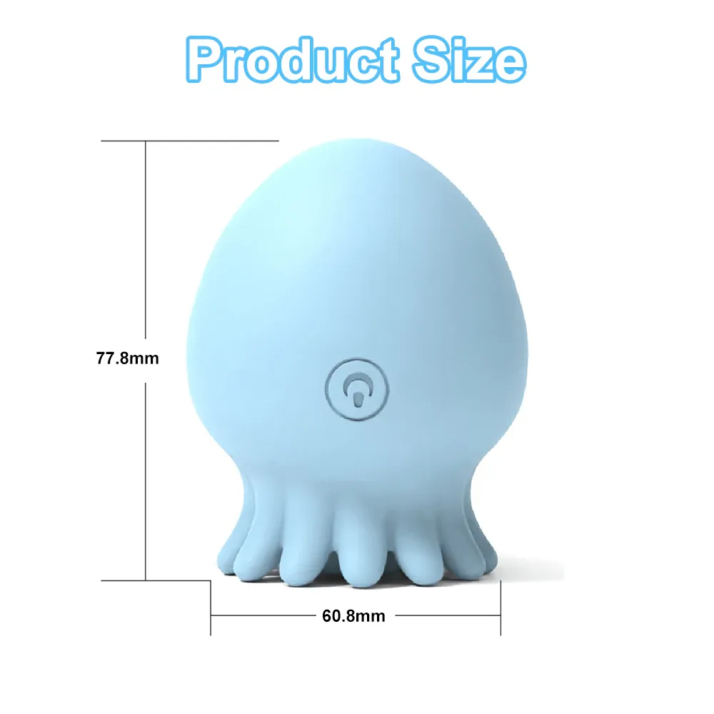 Octopus Shaped Vibrator Toy -WeLovePlugs