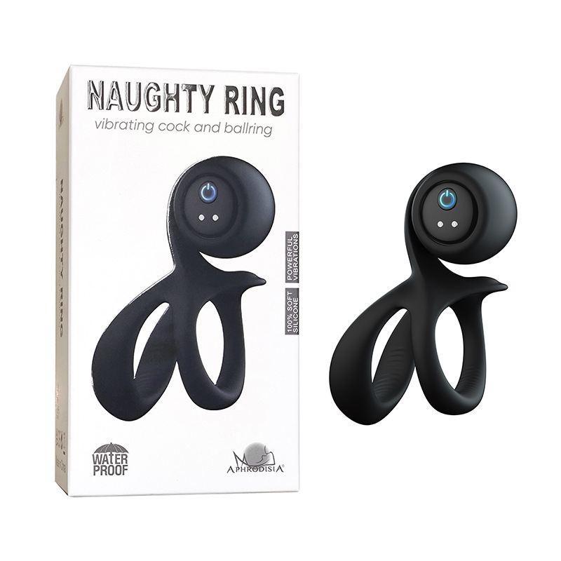 Naughty Vibrating Double Cock Ring