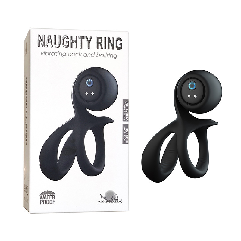 Naughty Vibrating Double Cock Ring