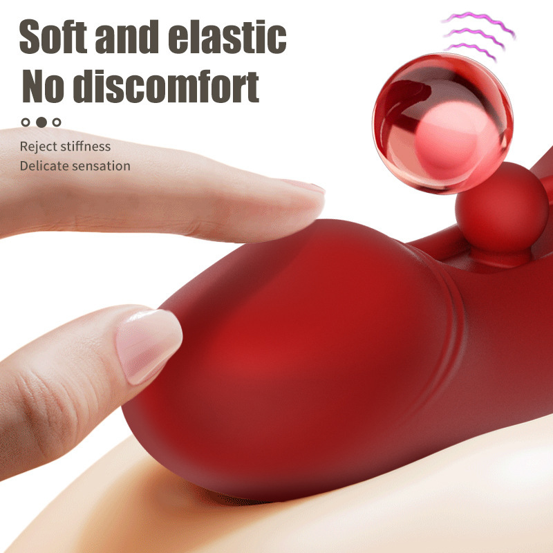 Silicone Vibrating Stimulator With Rolling Ball - image 6