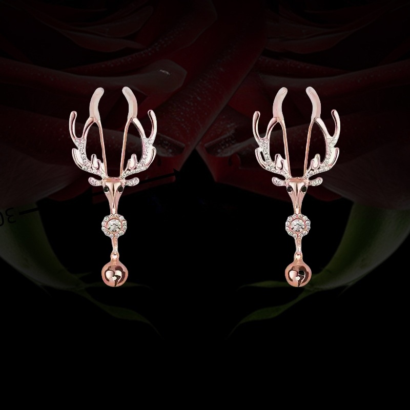 Rose Gold Nipple Clamps with Decorative Charms - B - image 8