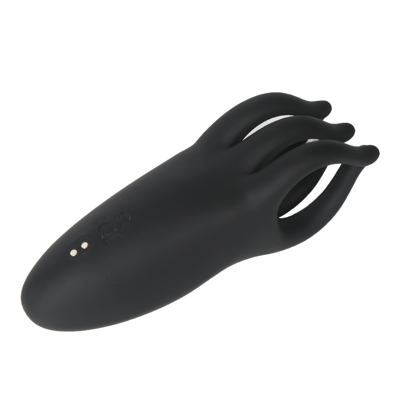 Octopus 6-Finger Glans Penis Massager with 10 Vibration Stroker-WeLovePlugs