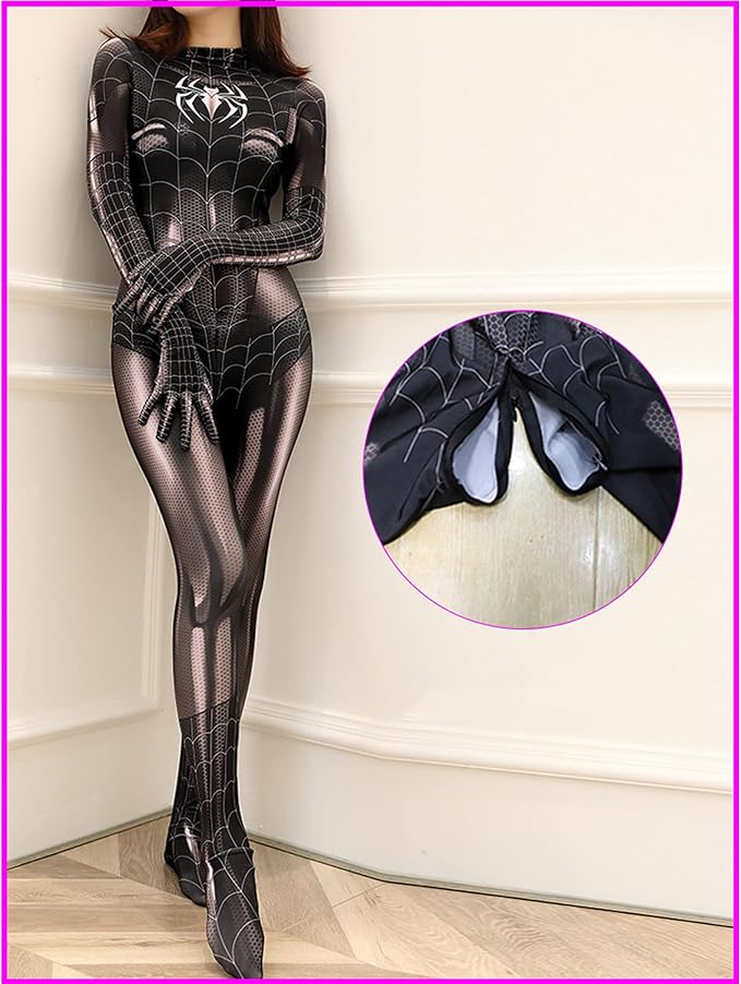 Spider Seduction Bodysuit BDSM Latex Lingerie