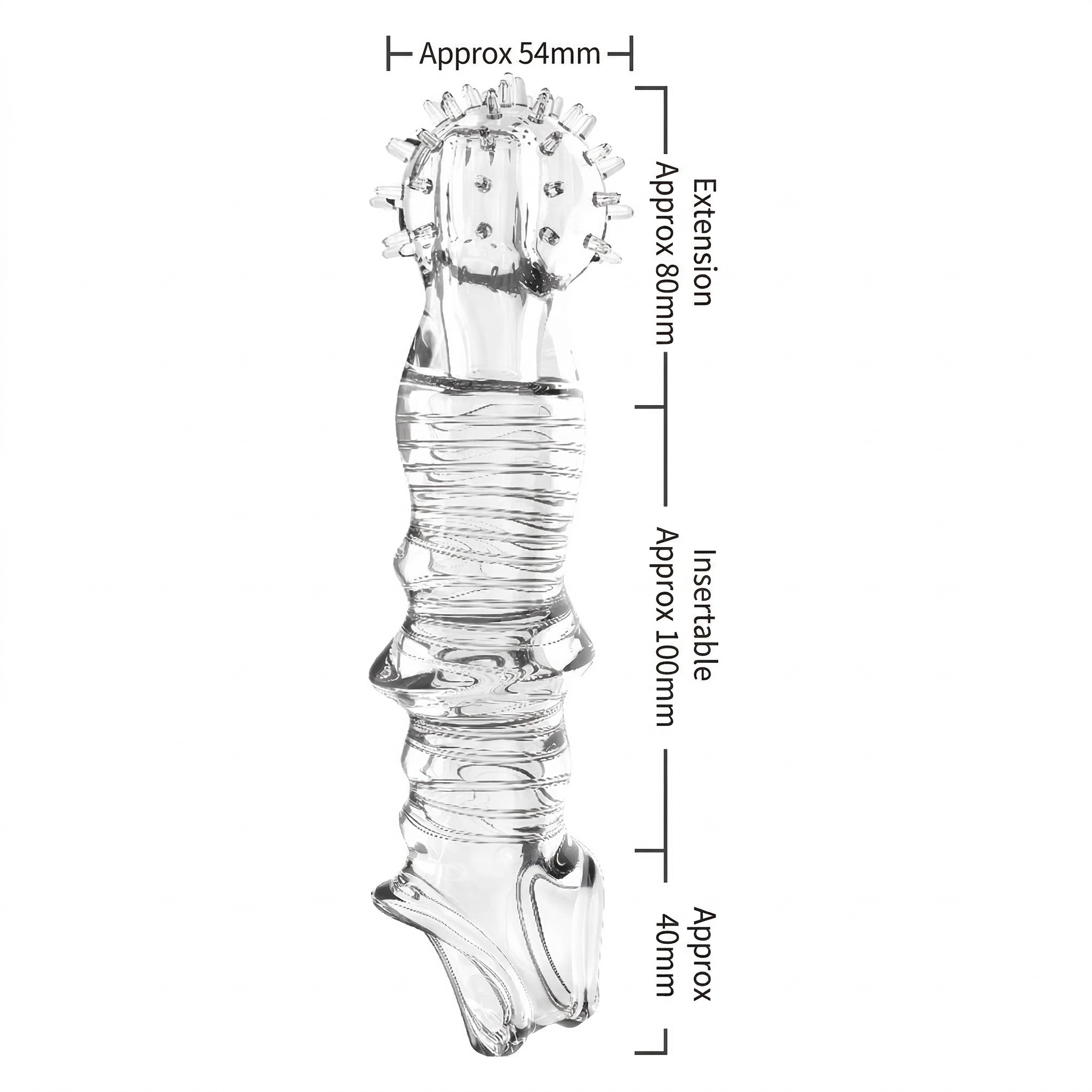 Textured Dotted Penis Sleeve - image 1