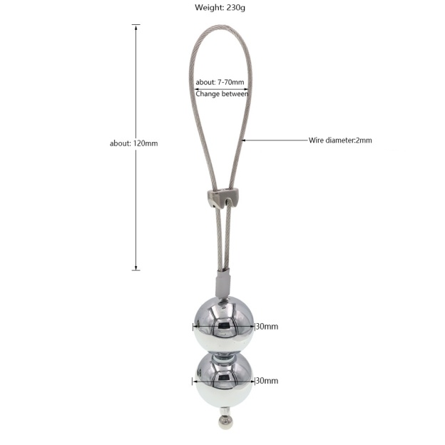 BDSM CBT Penis Training Weights -WeLovePlugs