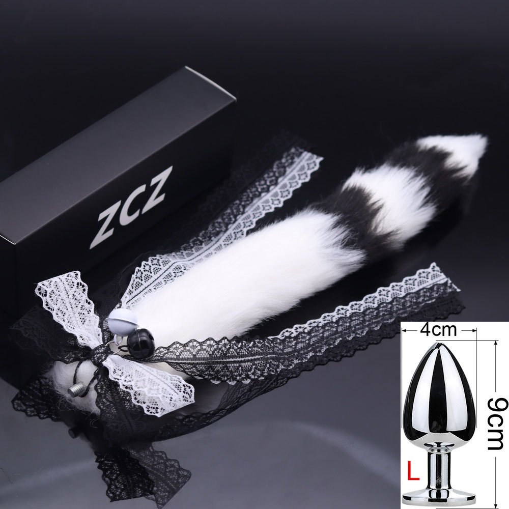 15.7'' Playful Tail Butt Plug With Ribbon Accent-WeLovePlugs