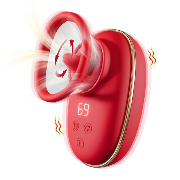 Clitoral Suction Vibrator with Licking Mode -WeLovePlugs