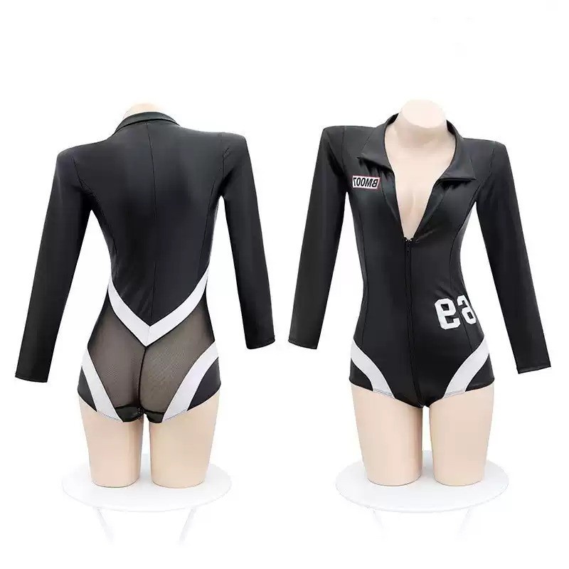 Sexy Motorcycle Patent Leather Lingerie-WeLovePlugs