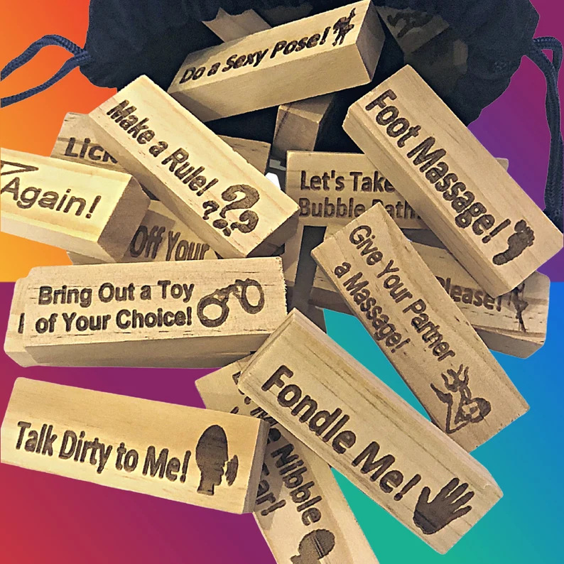 swinger sex toys Swingers MILD Sex Toy Jenga Jinga Game – WeLovePlugs