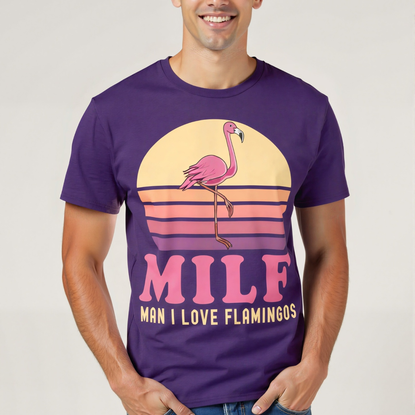 MILF Pink Joke Party T-Shirt - image 5