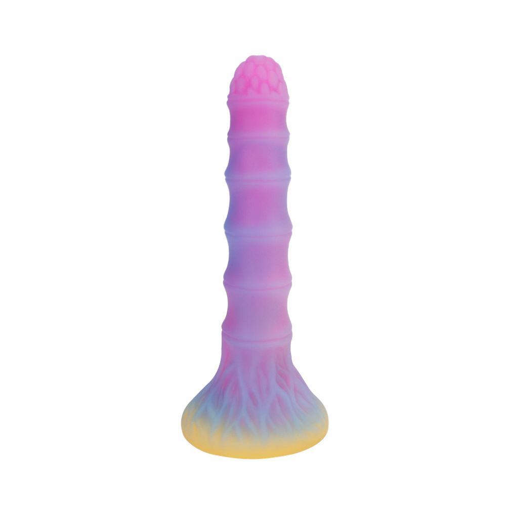 7.08'' Alien Glow In The Dark Dildo with Suction Cup - image 1
