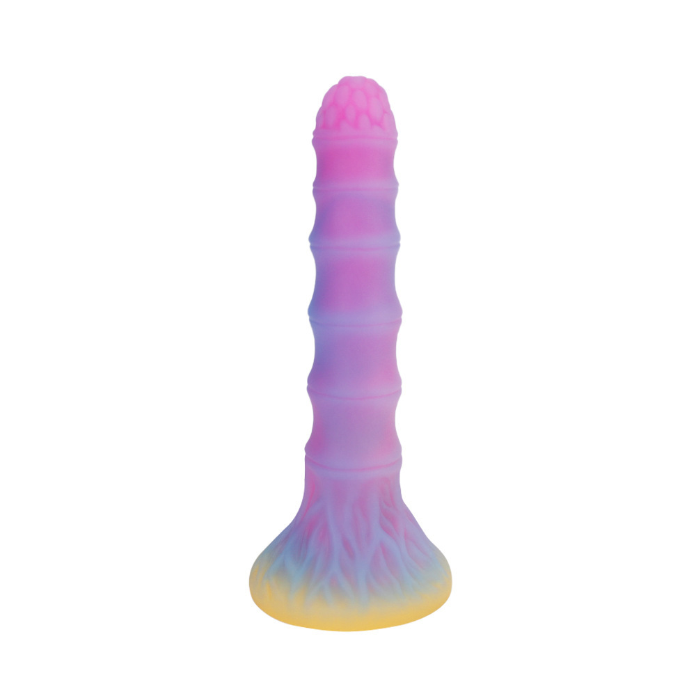 7.08'' Alien Glow In The Dark Dildo with Suction Cup - image 1