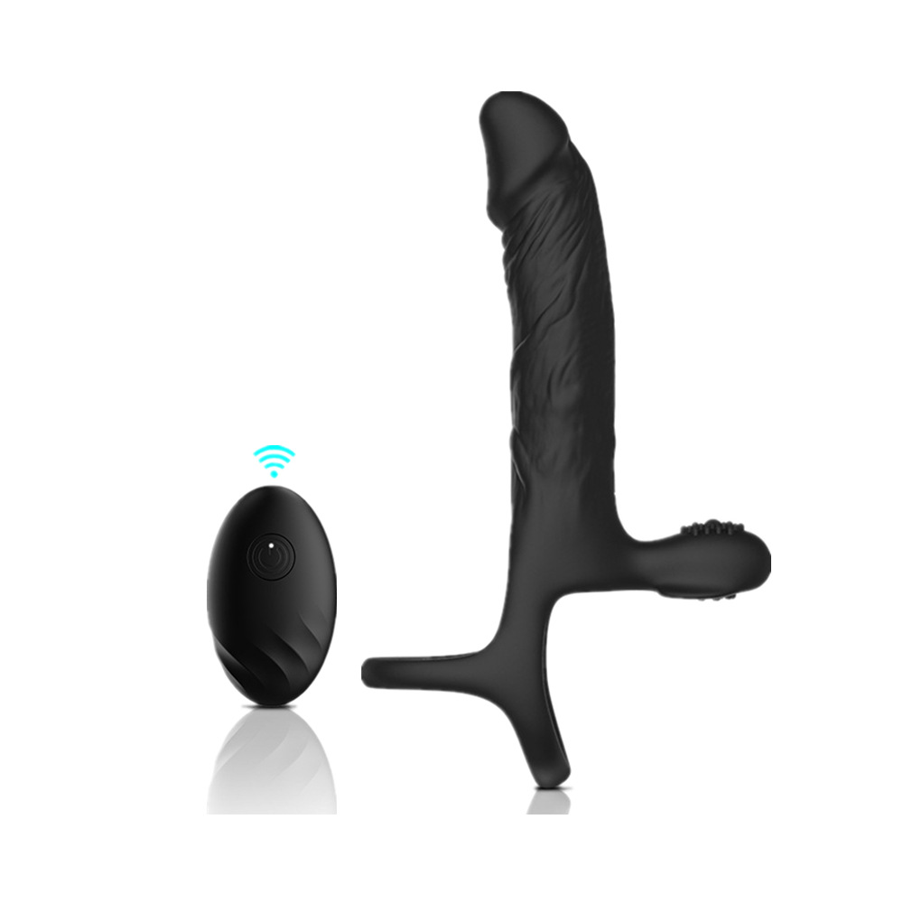 7-Mode Dual Vibe Cock Ring – Double Penetration & Testicle Stimulation