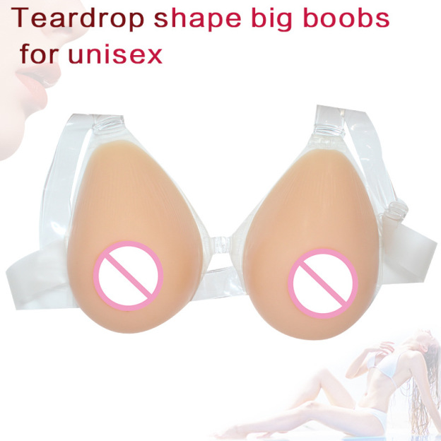 Fake Boobies Seductive Silicone Breast Forms Crossdresser Transgender Cosplay -WeLovePlugs