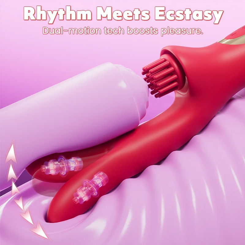 3-in-1 Come-hither Rabbit Vibrator - image 3