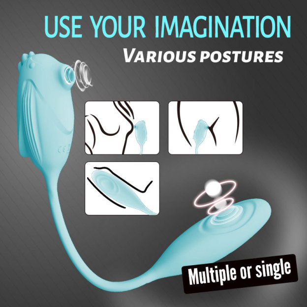 Spirit Bird Dual Stimulator – Sonic Suction & G-Spot Vibration