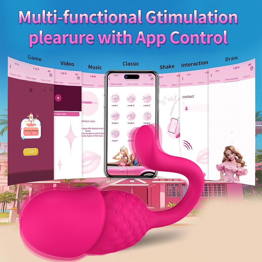 4.45'' Vibrator App Remote Control Wearable Rose Sex Toy For Couples - image 9