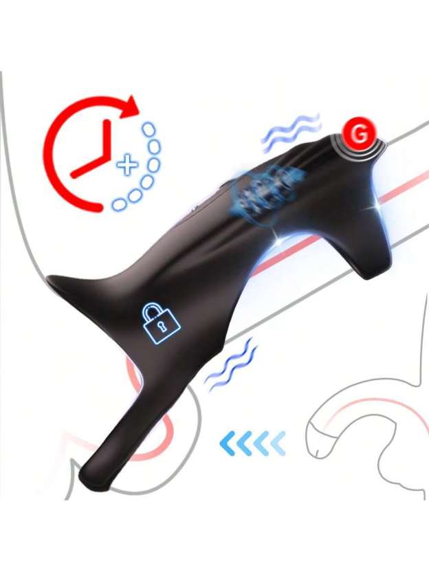 Powerful 10 Vibrations Penis Ring Vibrator APP Control -WeLovePlugs