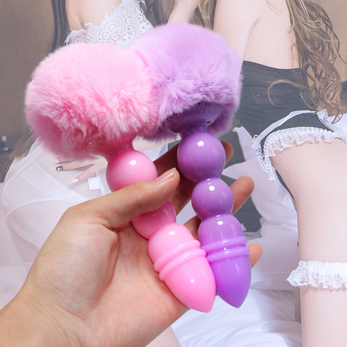 Ergonomic Bunny Tail Butt Plug-WeLovePlugs