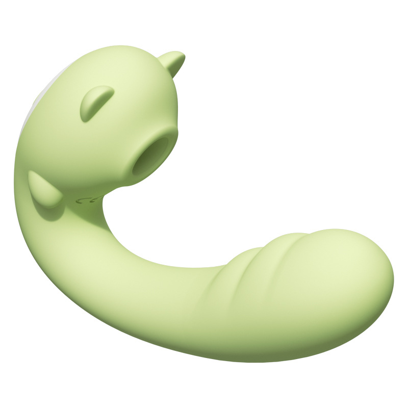 Cute Bear Powerful Vibrator - Green - image 4