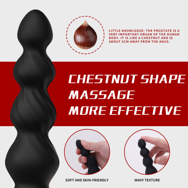 WavePulse Pro - 12X Vibrating Anal Beads