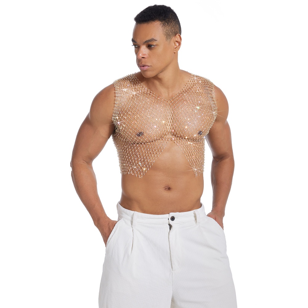 Starluxe Mesh Sparkle Top – Style D - image 4