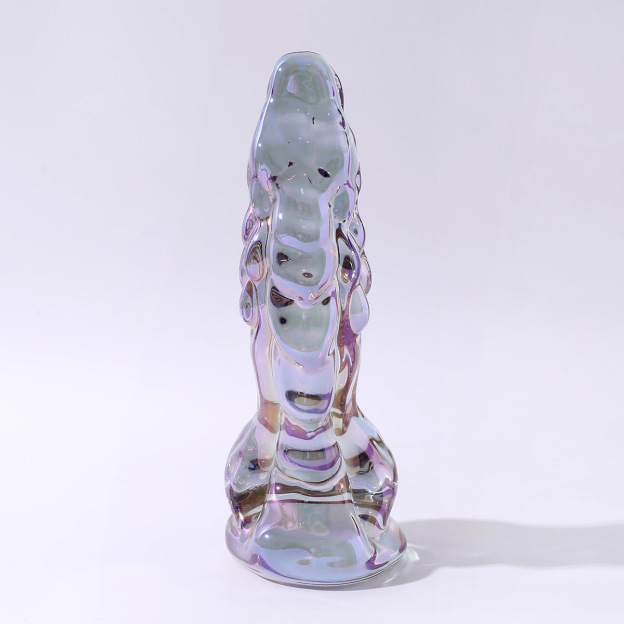 6.3 Inch Clear Glass Dragon Dildo - image 1