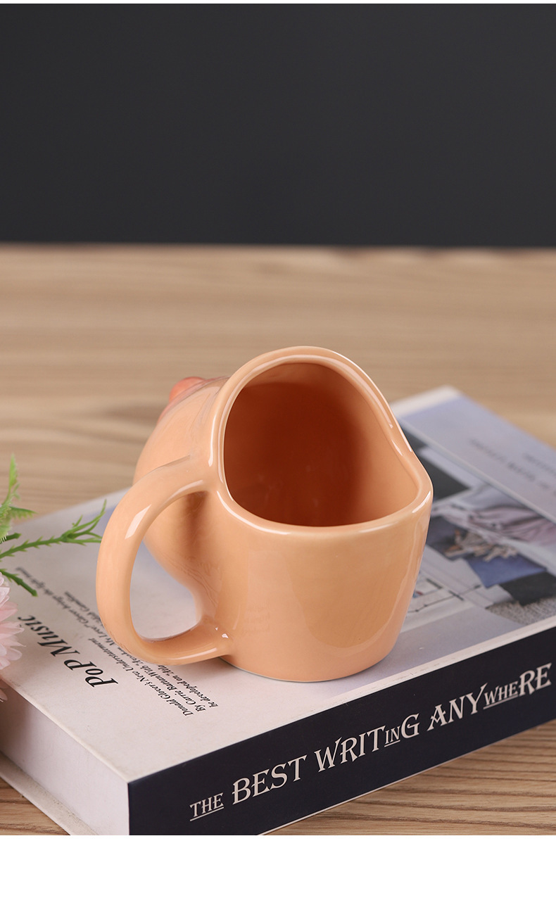 Naughty Vintage Breast Shape Nipple Mug-WeLovePlugs