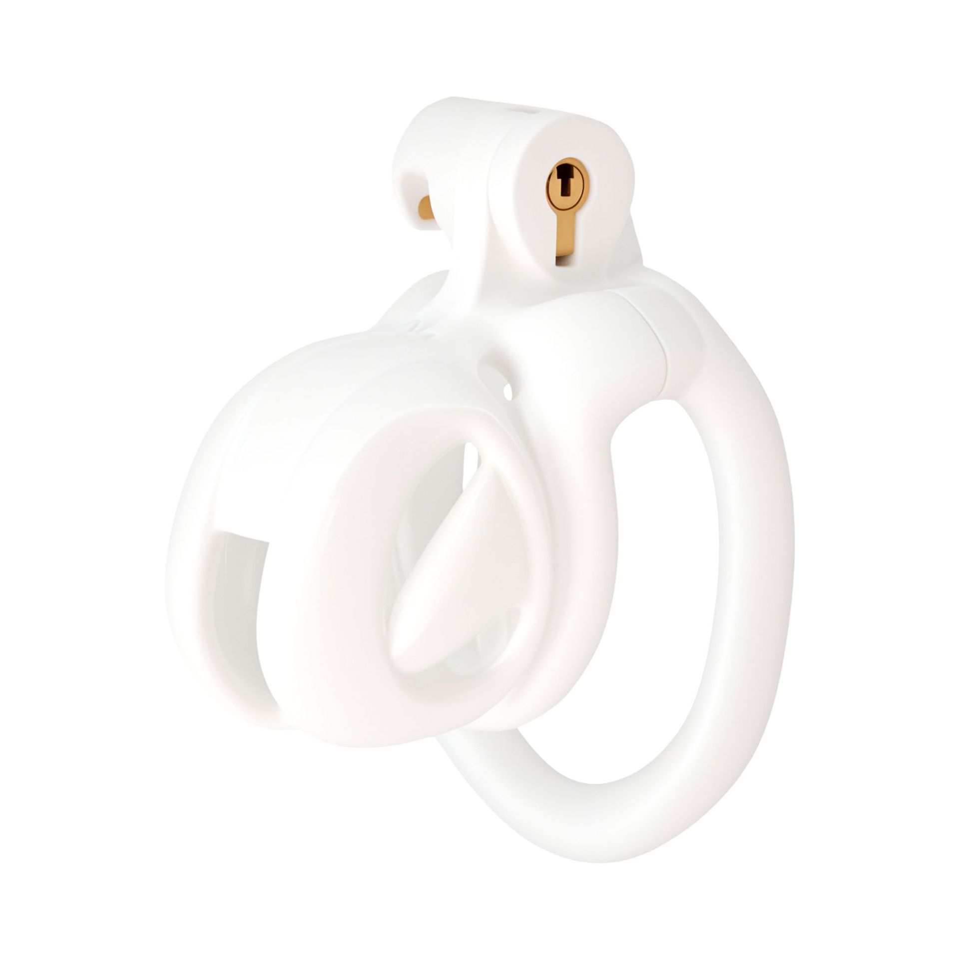 3D Mini Viper Cock Cage - White - image 2