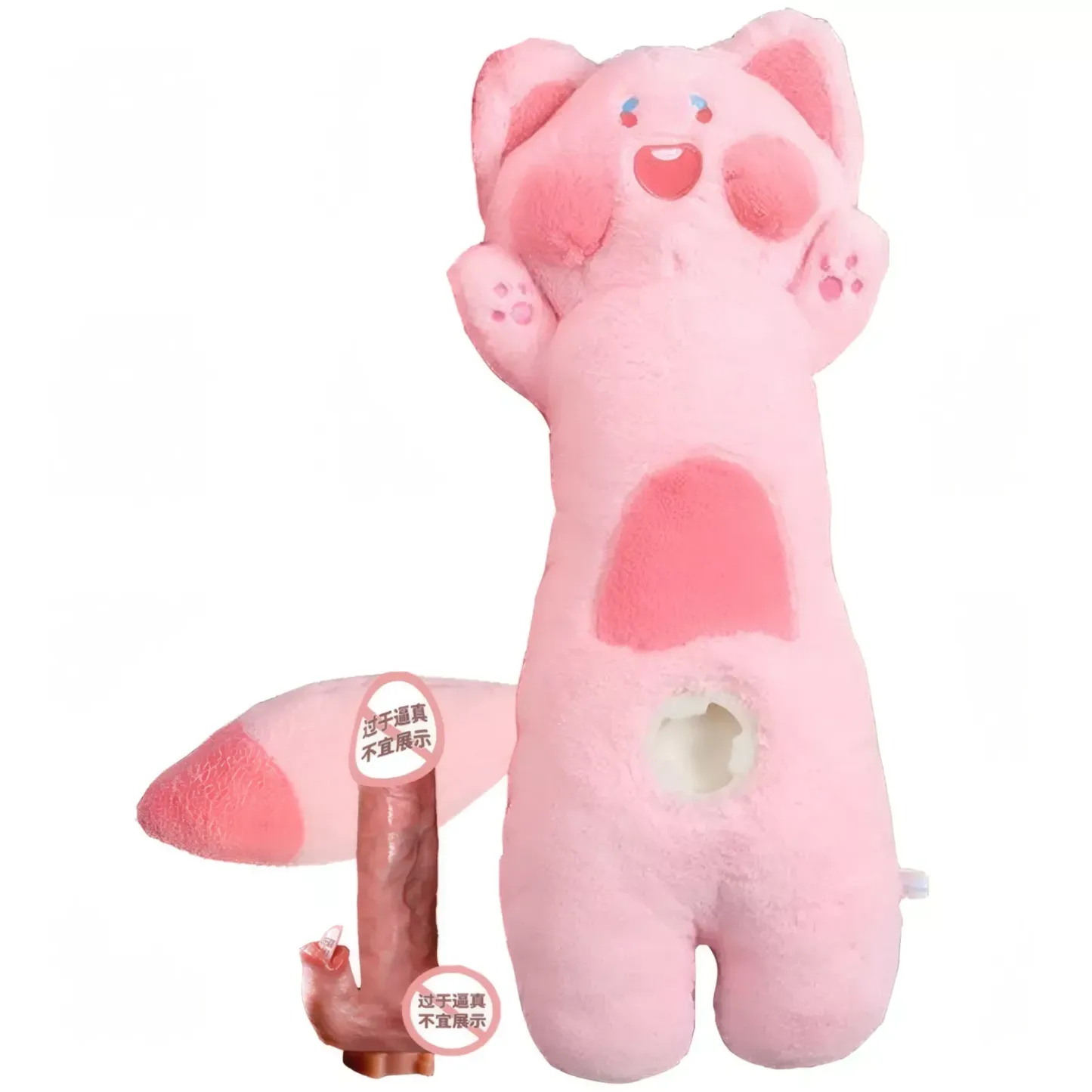 Plush Kitty Companion Pillow - Pink - image 5