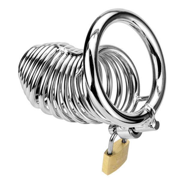 Rings Metal Chastity Device -WeLovePlugs