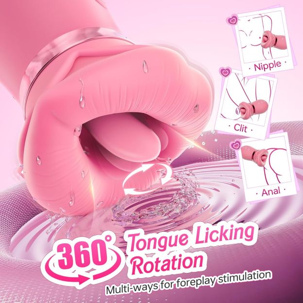 Exquisite Rose Kissing Vibrator-WeLovePlugs