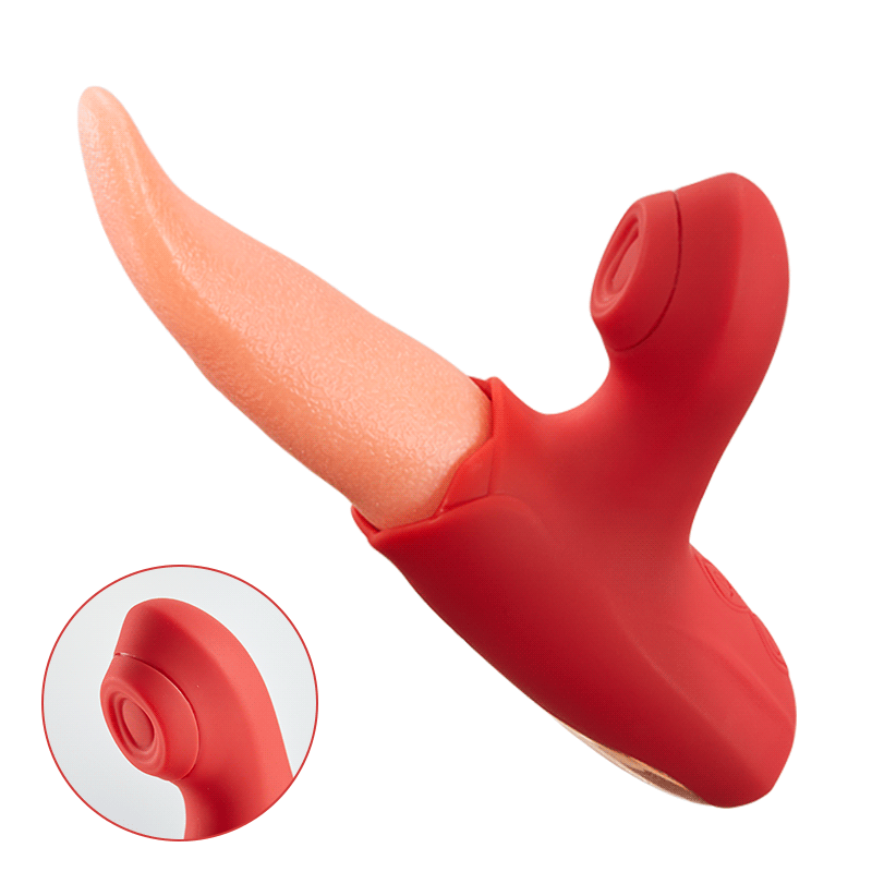 RoseLick Flapping & Vibrating Massager - Red - image 3