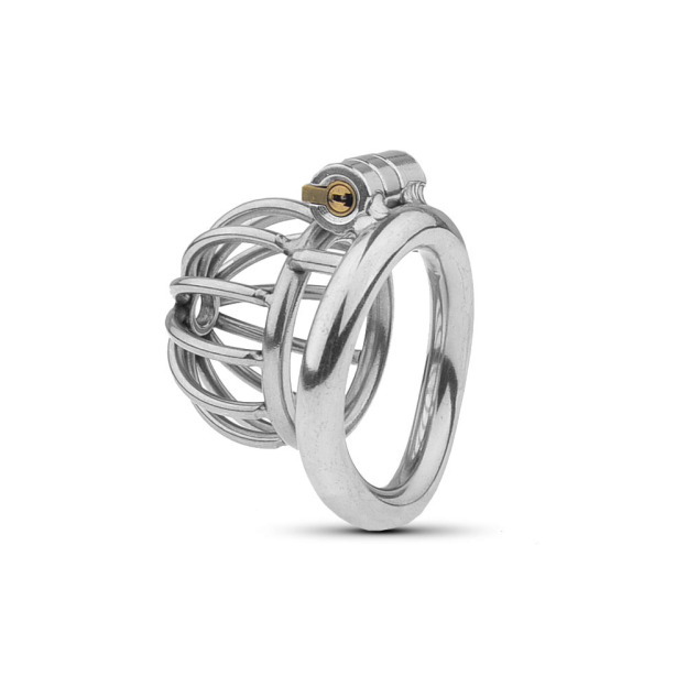 CX014 Metal Chastity Device 1.77 Inches Long -WeLovePlugs