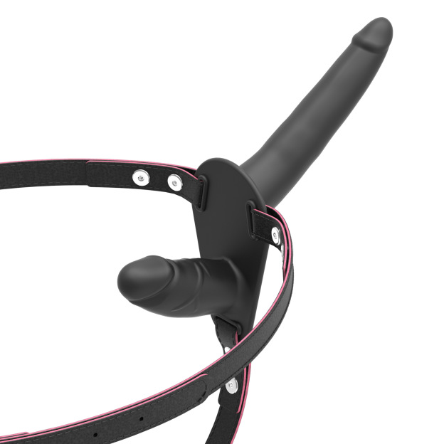 SyncPleasure Double End Strap on Dildo-WeLovePlugs