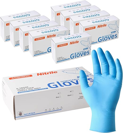 Nitrile Disposable Gloves，Powder Free, Cleaning Service Gloves, Latex Free
