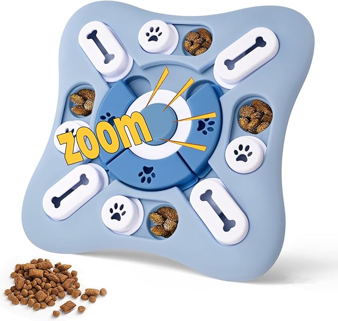 Interactive Dog Puzzle Toy for Large, Medium, Small Smart Dogs - Enrichment and Mental Stimulation for Training - Treat Chew Gifts for Dogs Puppies & Cats