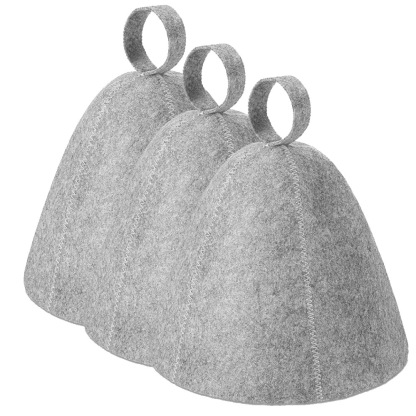 Felt sauna water-absorbing dry hair cap