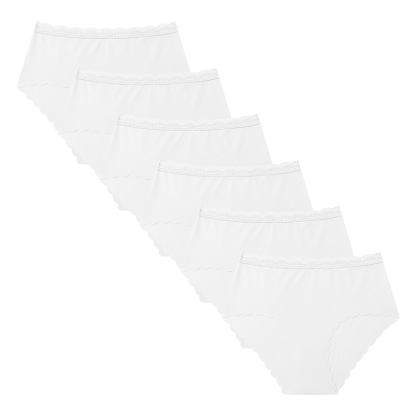 Seamless Underwear for Women No Show Ice Silk Bikini Breathable Hipster Wavy Sides Invisibles Panties