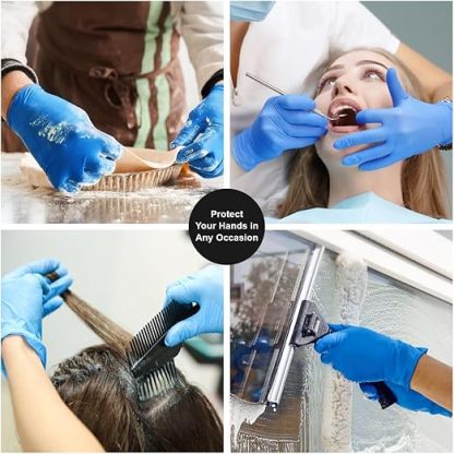 Nitrile Disposable Gloves，Powder Free, Cleaning Service Gloves, Latex Free