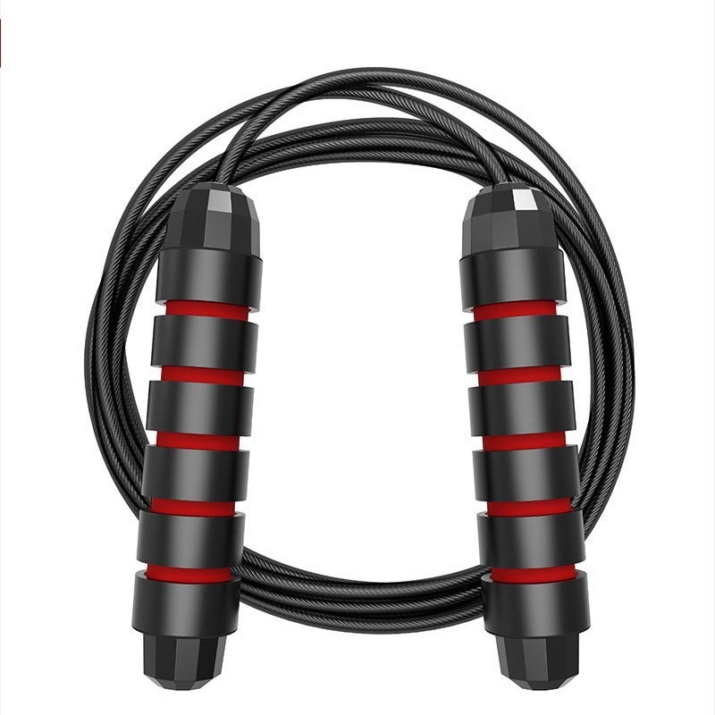 Jump Rope, Tangle-Free Rapid Speed Jumping Rope Cable with Ball Bearings for Women, Men, and Kids, Adjustable Steel Jump Rope Workout with Foam Handles for Fitness, Home Exercise & Slim Body