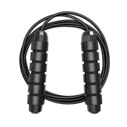 Jump Rope, Tangle-Free Rapid Speed Jumping Rope Cable with Ball Bearings for Women, Men, and Kids, Adjustable Steel Jump Rope Workout with Foam Handles for Fitness, Home Exercise & Slim Body