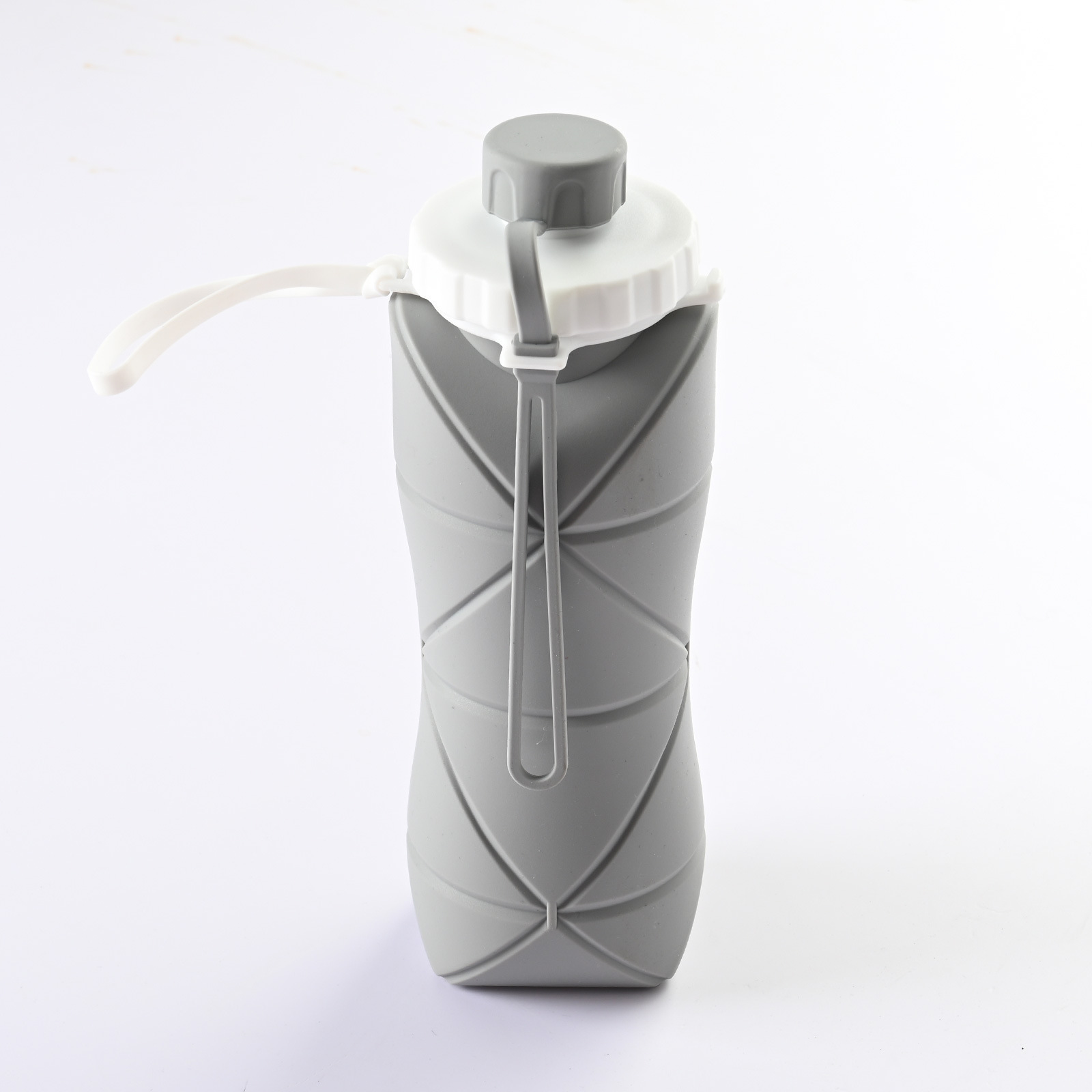 Silicone Travel Folding Water Bottle Leakproof Flexible BPA Free Portable, Lightweight for Camping, Hiking, Sports Travel 23oz