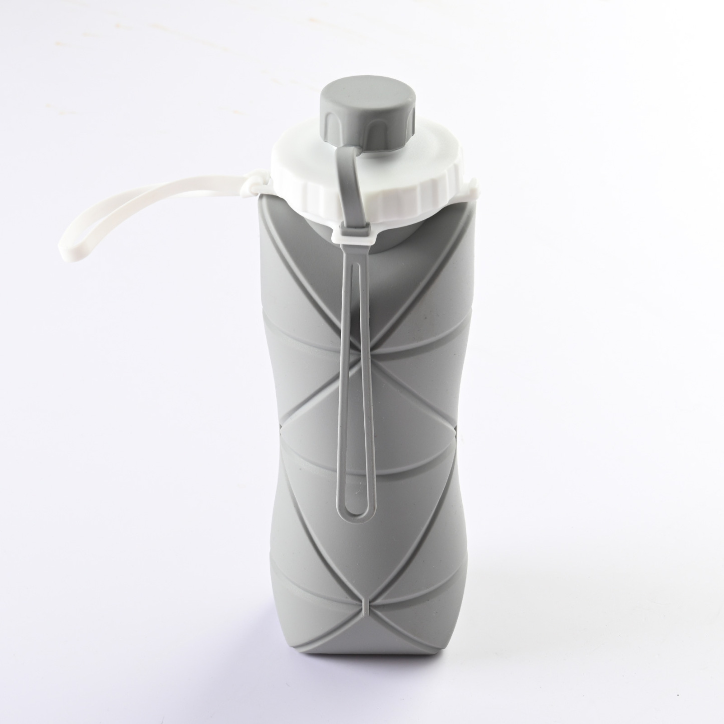 Silicone Travel Folding Water Bottle Leakproof Flexible BPA Free Portable, Lightweight for Camping, Hiking, Sports Travel 23oz