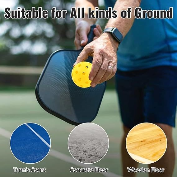 X-40 Outdoor Pickleballs - Official Ball of USA Pickleball, APP Tour + Pickleball US Open-6 Pack
