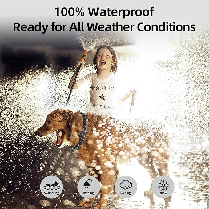 Dog Bark Collar for Large Medium Small Dogs, Rechargeable Smart Bark Collar, Anti Barking Training Collar with 5 Adjustable Sensitivity Beep Vibration